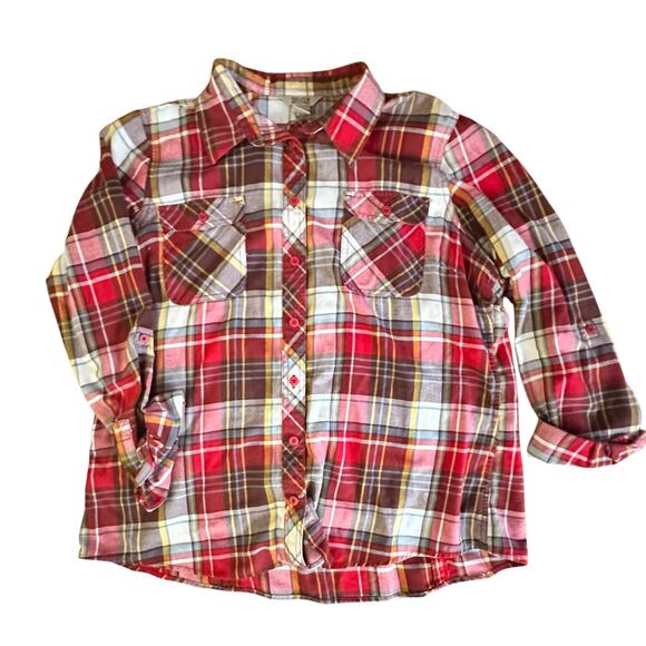 DULUTH TRADING COMPANY x Womens Flannel Button Up Shirt l Size XXL - Picture 5 of 6